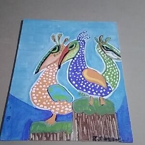 Colorful Bird Art Canvas